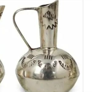 Antique Handmade Miniature Pitcher Navajo Artist Elizabeth Whitman E.M.W.